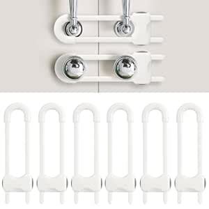 Baby Proofing Cabinets, Sliding Cabinet Locks, 2Pcs Baby Safety Locks ...