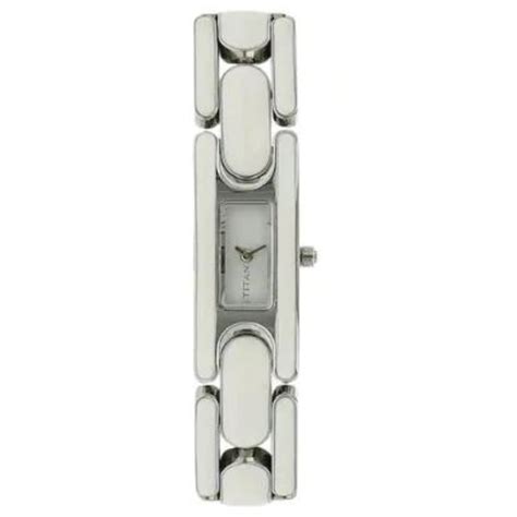 TITAN White Dial Silver Metal Strap Watch NK9721SM02(J959A) – KRISHNA ...