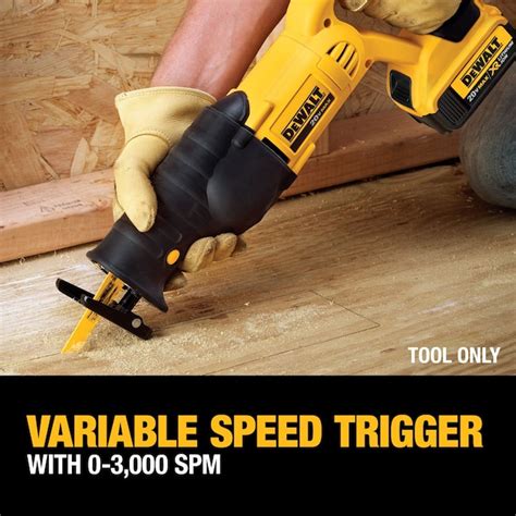 DEWALT 20-volt Max Variable Cordless Reciprocating Saw (Charger and ...