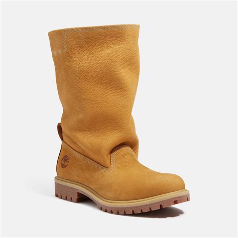Timberland® x Telfar Mid Premium Pull-On Boot in Yellow