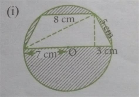 find the area of the shaded reason. ANSWER IS 110cm ^2 - Brainly.in