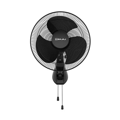Bajaj Neo Spectrum 400mm Black Wall Fan - Home Appliances