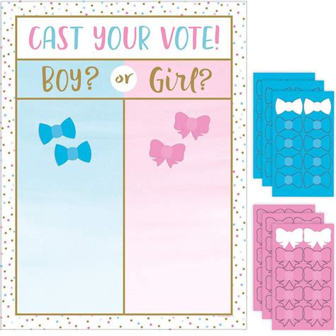 Gender Reveal Cast Your vote Game – Partylicious India