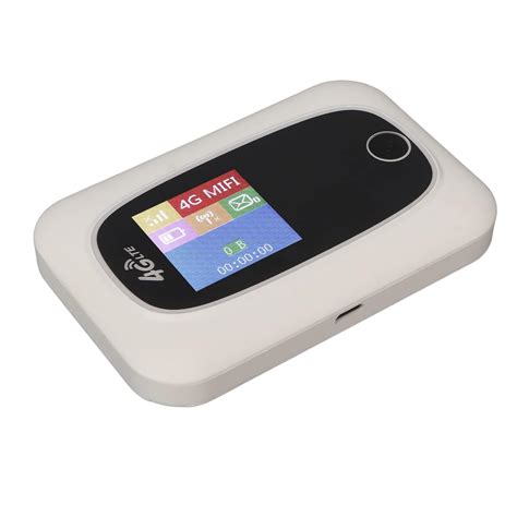 Mobile WiFi Hotspot, Portable 4G LTE Network Router with SIM Card Slot ...