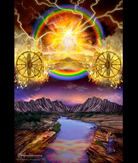 Ezekiel's Vision,commision by Amisgaudi on DeviantArt - illustration of ezekiel vision