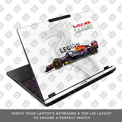 Red Bull Racing in Action Lenovo Legion 5 15IRX10 Laptop Skin