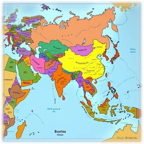 Asia Political Map Of Countries
