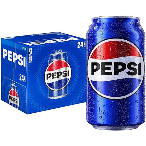 Pepsi Cola Soda, 12oz Cans, 24 Pack - Walmart.com