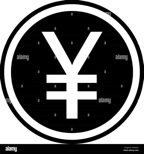 Chinese yuan icon sign symbol, Japanese Yen Chinese Yuan currency Stock Vector Image & Art - Alamy