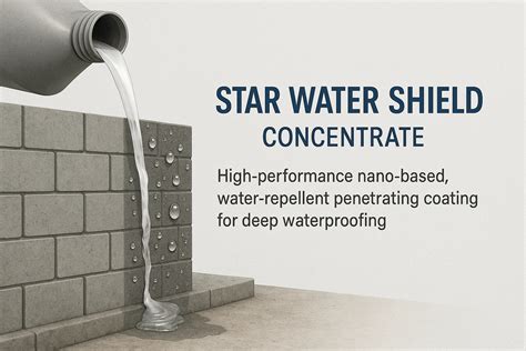 Star Water Shield Concentrate – StarShield- Smart Paints & Coatings