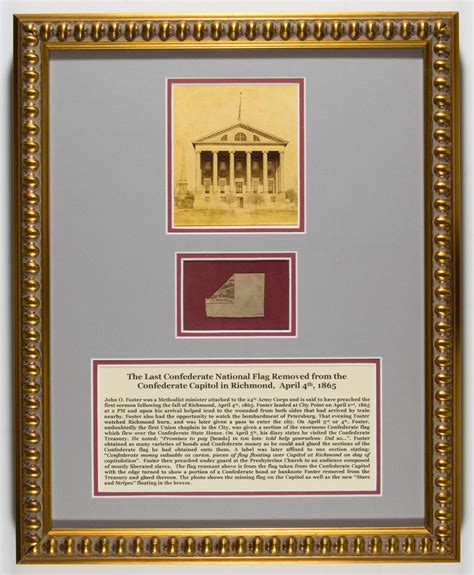 Lot - THE LAST CONFEDERATE FLAG OVER RICHMOND