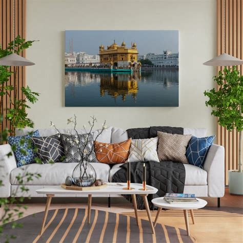 Golden Temple Wall Art Paintings - Vignette Store