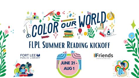 2025 FLPL Summer Reading Kickoff, 500 Stillwell Ave, Fort Lee, NJ 07024 ...