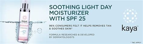 Kaya Soothing Light Day Moisturizer With SPF25 | Non-Greasy Daily Cream ...