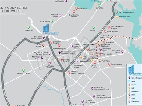 Godrej Habitat 2/3/4 BHK Apartment in Sector 3, Gurgaon