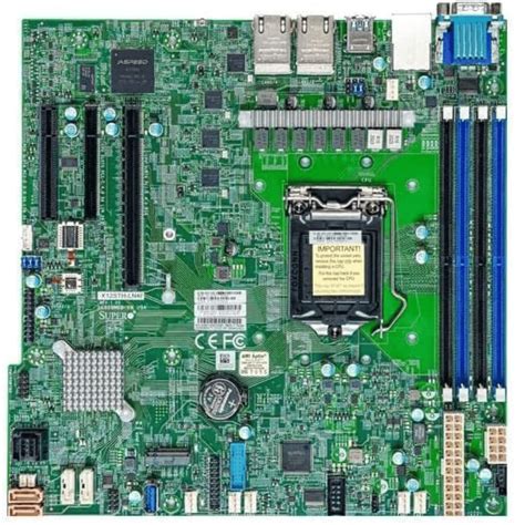 Supermicro X12sth-ln4f Workstation Motherboard - Intel C256 Chipset ...