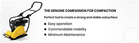 iBELL Gasoline Plate Compactor Ideal for Soil compaction for turf ...