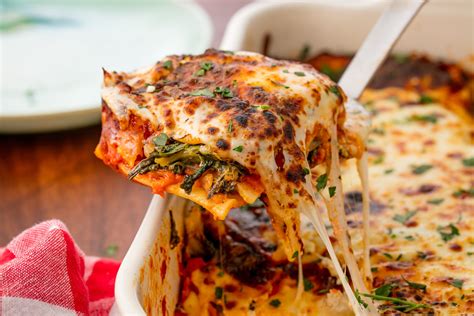 Veggie Spinach Lasagna Recipe Easy | Besto Blog