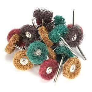 Atoz prime 20pcs 1 Inch 25mm Abrasive Wheel Brush Buffing Polishing ...