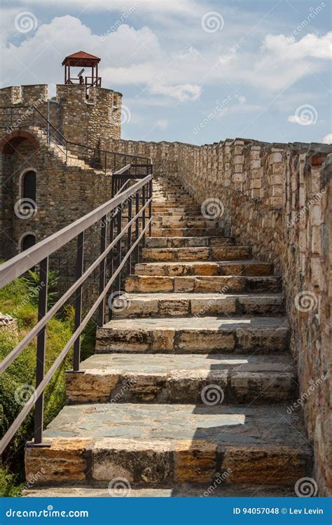 Castle of Skopje, Capital of Macedonia Stock Photo - Image of ...