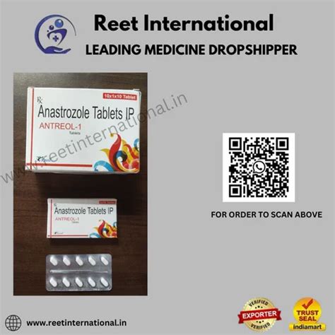 Anti Cancer Drugs - Antreol 1mg Tablet (Anastrozole (1mg)) Wholesale ...