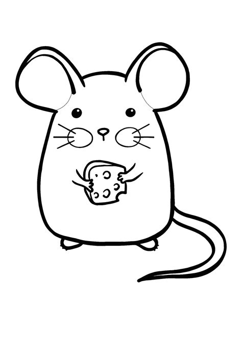 Coloring Pages Of A Mouse