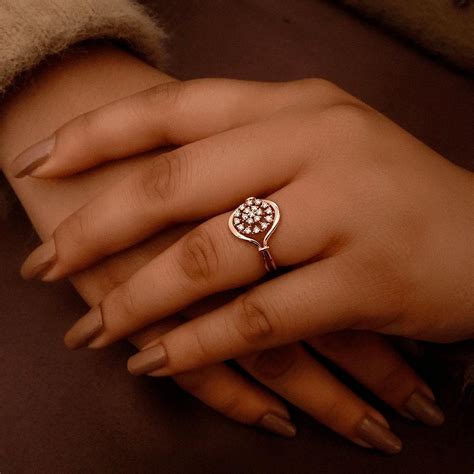 Buy Lexi Rose Gold Diamond Ring 18 KT rose gold (3.086 gm). | Online By ...
