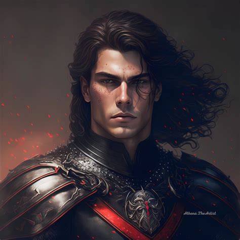 Male Fantasy Character Art, Digital Downloads, AI Art, Character Art ...