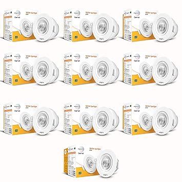 Wipro Garnet 6W Round LED Wave Spotlight |COB Spotlight for Ceiling ...