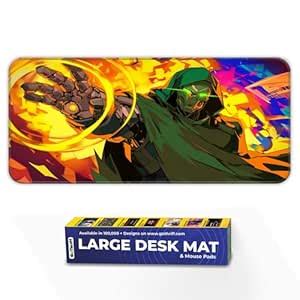 GoThriff Inferno Doom Strike Large Gaming Mouse Pad - Extended 60X30CM ...