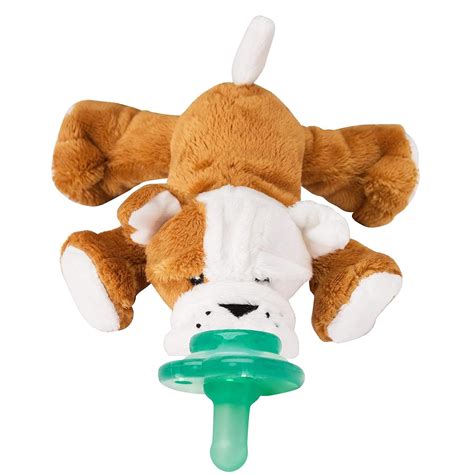 Amazon.com : Nookums Paci-Plushies Shakies - Pacifier Holder with Built ...
