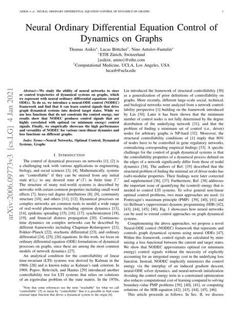 Normalized System Differential Equation 的图像结果