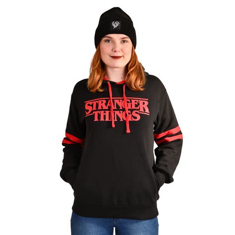 Stranger Things - Logo Hoodie black | Elbenwald
