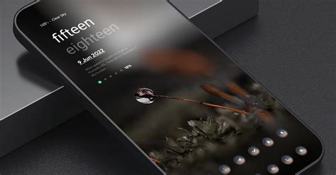 Evening Drops | Nova Launcher Android Homescreen Setup No.288