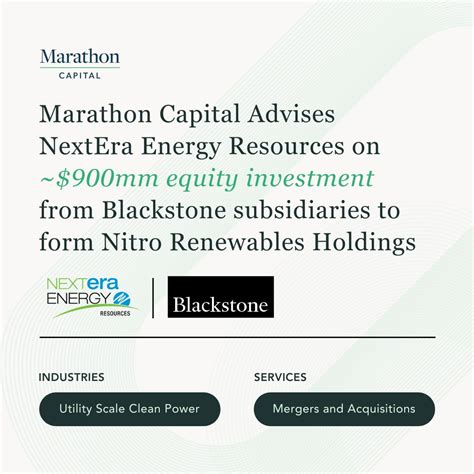 Congratulations to NextEra Energy Resources and subsidiaries of Blackstone on the formation of ...
