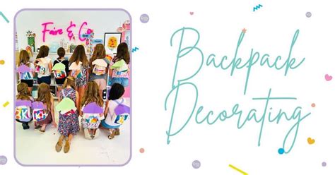 School Holidays - Backpack decorating, Shop 27B, Kalamunda Central, 39 ...