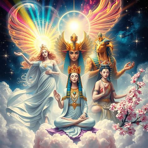 Ethereal Deities: A Majestic Gathering of Mythologies