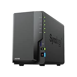 Synology DS224+/G 2 Bay NAS Kit, Guide Book Included, Quad CPU, 2GB ...