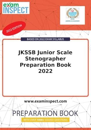 Buy JKSSB Junior Scale Stenographer Preparation Book 2022 Book Online ...