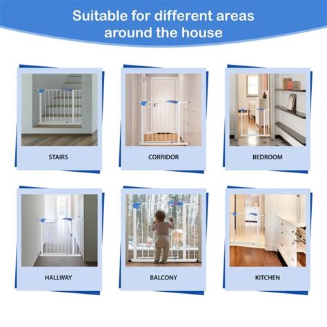 LuvLap Indoor Baby Safety Gate Extension White 30cm - Cureka - Online ...