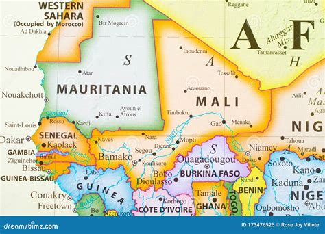 Map Of Africa Mali