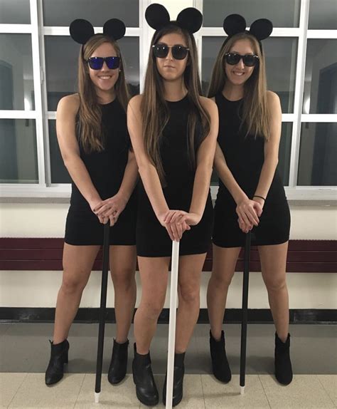 Pin by Mya Lyburn on Cult&Bear | Hot halloween outfits, Three blind ...