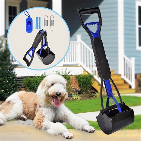 Pooper Scooper for Large Dogs，Portable Dog Pooper Scooper with Long ...