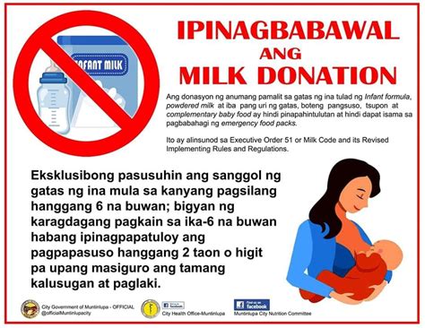 #HealthyPolicyCheck 👀 Mayroon tayong Executive Order 51 o Milk Code ...