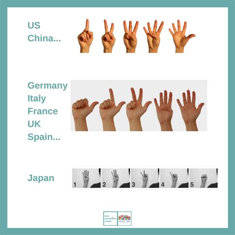 Finger-counting across cultures - Ute's International Lounge & Academy