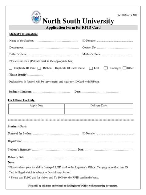 Image result for RFID Application Form