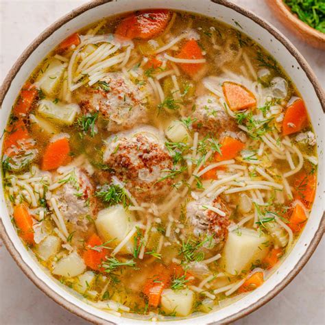 Turkey Meatball Soup