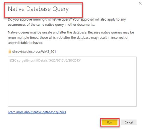 Image result for Tutorial On Stored Procedure Input Parameters in Power Bi