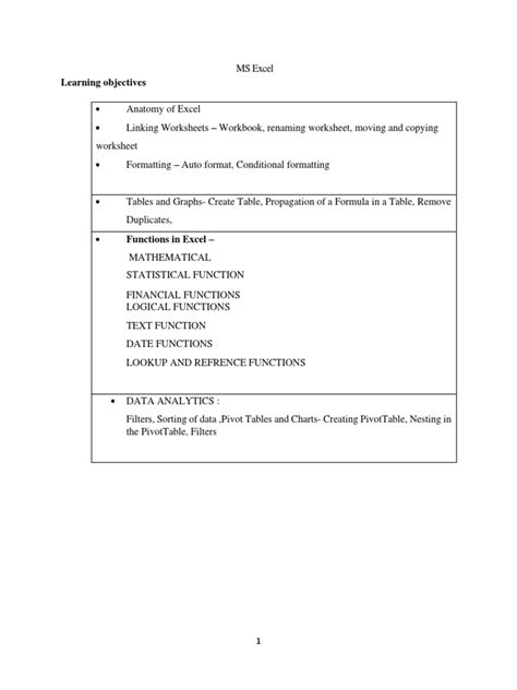 Image result for Basic Excel Module