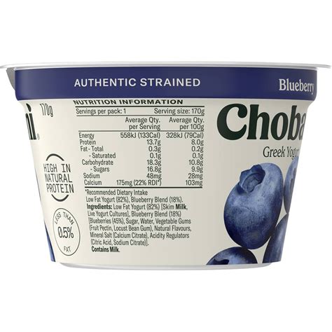 Chobani Yoghurt Ingredients at William Biscoe blog